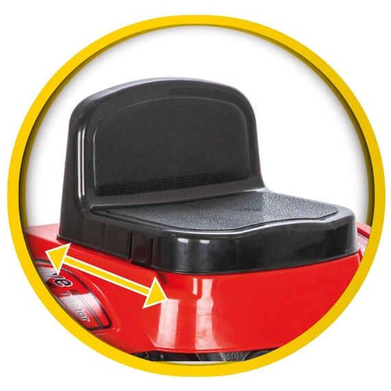 Tractor cu pedale Pilsan Active 07-314 red, Culoare: Rosu - poza 4 - ExclusivMAG.ro
