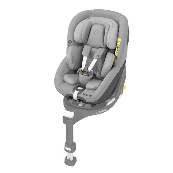 Scaun Auto I-Size Pearl 360 + Baza FamilyFix 360 Maxi-Cosi Authentic Grey, Culoare: Gri deschis, Grupa: 0-18kg (0 luni - 4 ani) - poza 3 - ExclusivMAG.ro