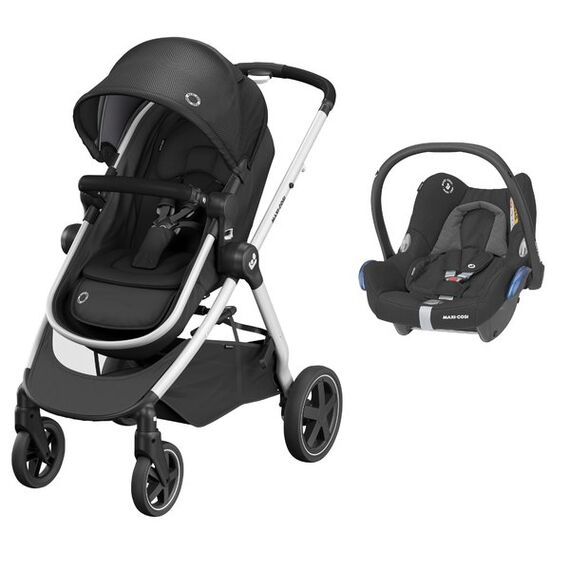 Carucior 2in1 Zelia2 Maxi-Cosi Essential Black, Culoare: Negru  - ExclusivMAG.ro