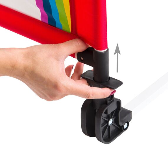 Margine de siguranta pentru pat Juju Safe Guard, Unicorn, Culoare: Rosu - poza 2 - ExclusivMAG.ro