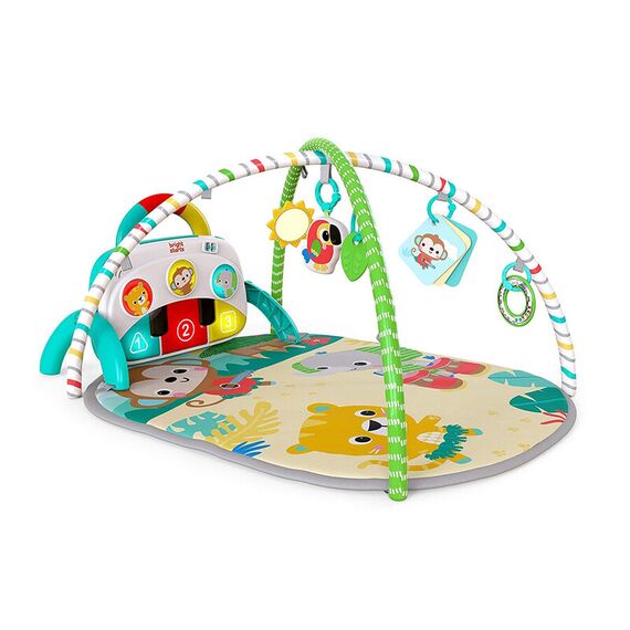 Salteluta de activitati 4 in 1 Bright Starts Groovin' Kicks Tropical Safari  - ExclusivMAG.ro