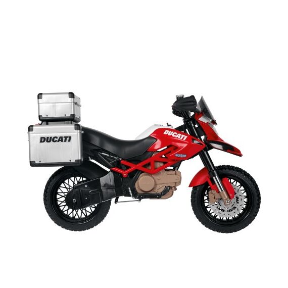 Motocicleta electrica Peg Perego Ducati Enduro, 12V, 3 ani +, Negru / Rosu - poza 3 - ExclusivMAG.ro