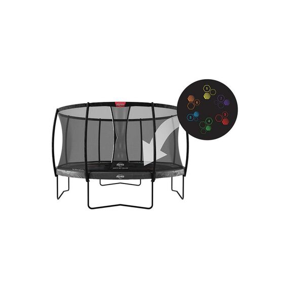 Trambulina Berg Elite Regular GRI Level cu plasa Deluxe 430 - poza 2 - ExclusivMAG.ro