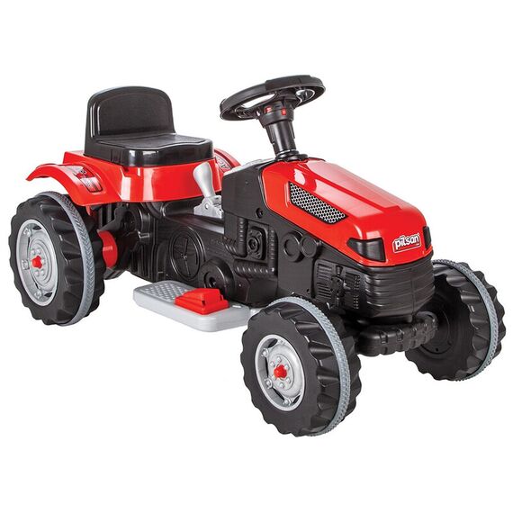 Tractor electric Pilsan Active 05-116 red, Culoare: Rosu, Capacitate acumulator: 6V - poza 2 - ExclusivMAG.ro