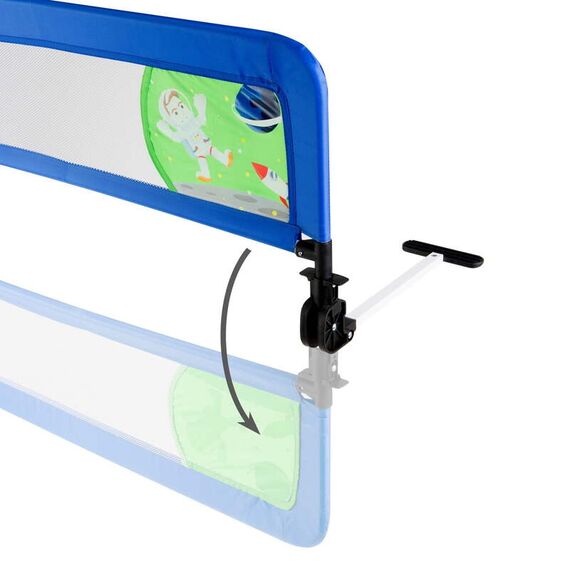 Margine de siguranta pentru pat Juju Safe Guard, Space Adventure, Culoare: Albastru - poza 3 - ExclusivMAG.ro