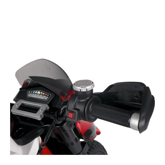 Motocicleta electrica Peg Perego Ducati Enduro, 12V, 3 ani +, Negru / Rosu - poza 4 - ExclusivMAG.ro