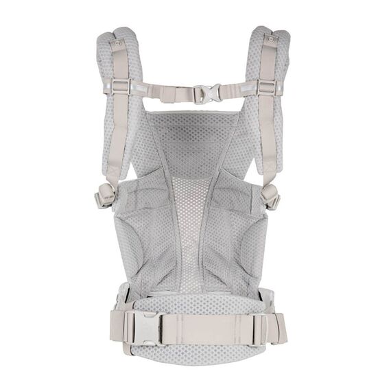 Marsupiu OMNI Breeze Pearl Grey Ergobaby, Culoare: Gri deschis - poza 2 - ExclusivMAG.ro