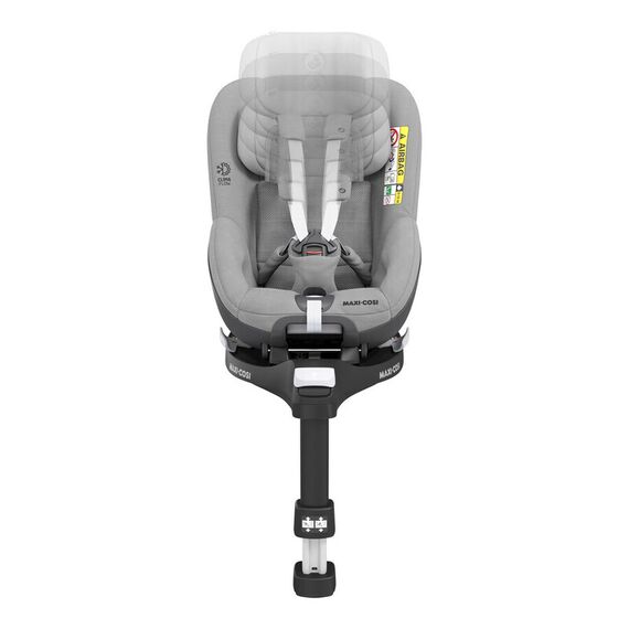 Scaun Auto I-Size Pearl 360 + Baza FamilyFix 360 Maxi-Cosi Authentic Grey, Culoare: Gri deschis, Grupa: 0-18kg (0 luni - 4 ani) - poza 4 - ExclusivMAG.ro