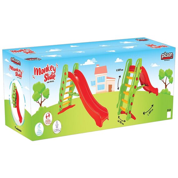 Tobogan Pilsan Monkey Slide red green - poza 3 - ExclusivMAG.ro