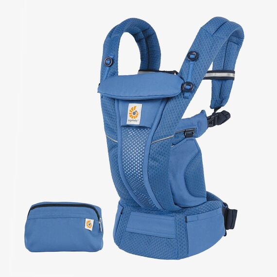 Marsupiu OMNI Breeze Sapphire Blue Ergobaby, Culoare: Blue  - ExclusivMAG.ro