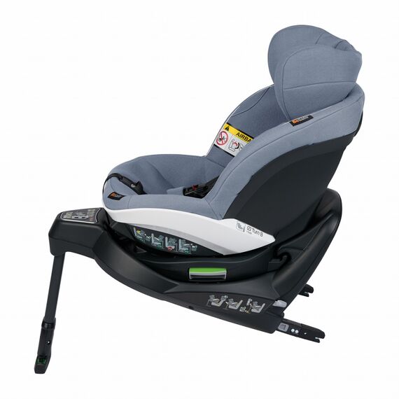 Scaun auto rotativ BeSafe iZi Turn B i-Size - Cloud Melange, Culoare: Albastru, Grupa: 0-18kg (0 luni - 4 ani) - poza 6 - ExclusivMAG.ro