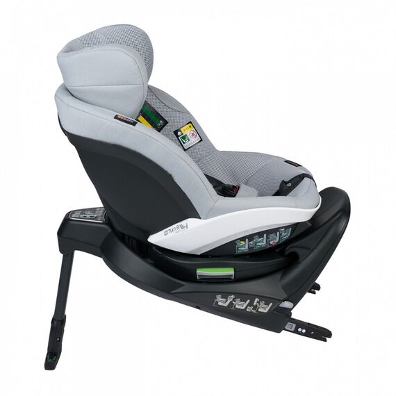 Scaun auto rotativ BeSafe iZi Turn B i-Size - Peak Mesh, Culoare: Gri deschis, Grupa: 0-18kg (0 luni - 4 ani) - poza 5 - ExclusivMAG.ro