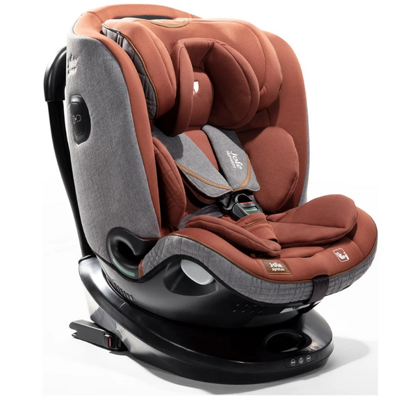 Scaun auto i-Size Joie I-Spin Grow 360° Signature, nastere-125 cm, Cider, Culoare: Maro, Grupa: 0-25kg (0 luni - 7 ani)  - ExclusivMAG.ro