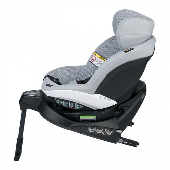 Scaun auto rotativ BeSafe iZi Turn B i-Size - Peak Mesh, Culoare: Gri deschis, Grupa: 0-18kg (0 luni - 4 ani) - poza 6 - ExclusivMAG.ro