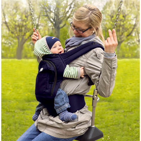 Marsupiu anatomic BabyGo Cangoo, Gri - poza 2 - ExclusivMAG.ro
