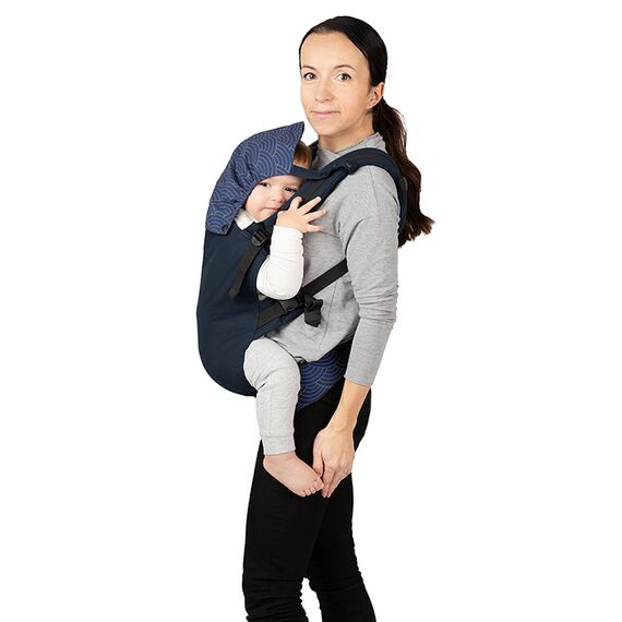 Marsupiu Collet, Momi, Navy Blue, Culoare: Albastru - poza 4 - ExclusivMAG.ro
