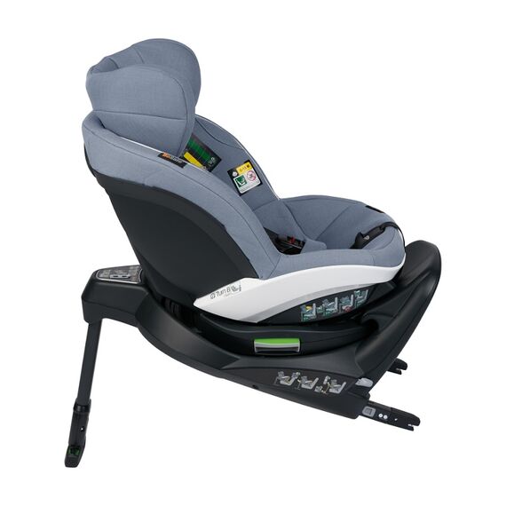 Scaun auto rotativ BeSafe iZi Turn B i-Size - Cloud Melange, Culoare: Albastru, Grupa: 0-18kg (0 luni - 4 ani) - poza 5 - ExclusivMAG.ro
