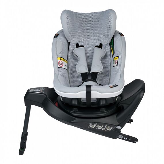 Scaun auto rotativ BeSafe iZi Turn B i-Size - Peak Mesh, Culoare: Gri deschis, Grupa: 0-18kg (0 luni - 4 ani) - poza 3 - ExclusivMAG.ro