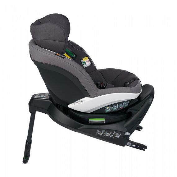 Scaun auto rotativ BeSafe iZi Turn B i-Size - Metallic Melange, Culoare: Gri, Grupa: 0-18kg (0 luni - 4 ani) - poza 3 - ExclusivMAG.ro
