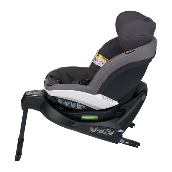 Scaun auto rotativ BeSafe iZi Turn B i-Size - Metallic Melange, Culoare: Gri, Grupa: 0-18kg (0 luni - 4 ani) - poza 5 - ExclusivMAG.ro