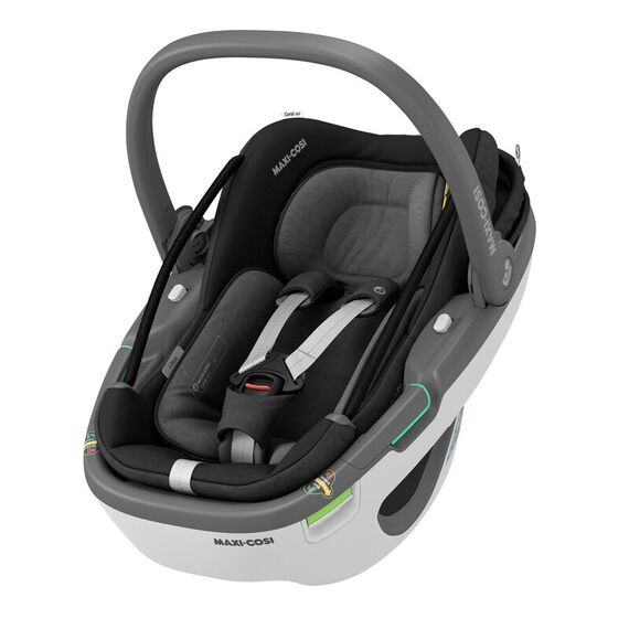 Cos Auto I-Size Coral 360 + Baza FamilyFix 360 Maxi-Cosi Essential Black, Culoare: Negru, Grupa: 0-13kg (0 luni - 12 luni) - poza 2 - ExclusivMAG.ro