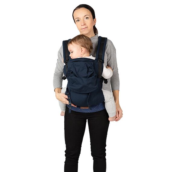 Marsupiu Collet, Momi, Navy Blue, Culoare: Albastru - poza 3 - ExclusivMAG.ro