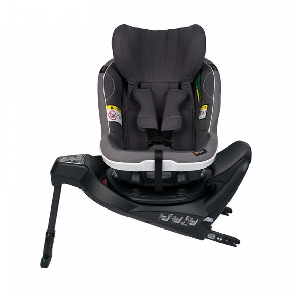 Scaun auto rotativ BeSafe iZi Turn B i-Size - Metallic Melange, Culoare: Gri, Grupa: 0-18kg (0 luni - 4 ani) - poza 2 - ExclusivMAG.ro