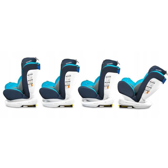Scaun auto Isofix Lionelo Bastiaan rotativ 360 grade 0-36 kg Blue, Culoare: Albastru, Grupa: 0-36kg (0 luni - 12 ani) - poza 5 - ExclusivMAG.ro