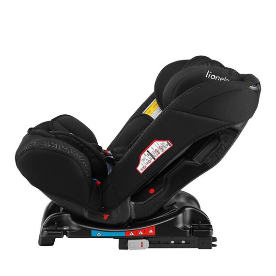 Scaun auto Lionelo Sander, cu prindere Isofix pe ambele parti, 0-36 kg, Black, Culoare: Negru, Grupa: 0-36kg (0 luni - 12 ani) - poza 4 - ExclusivMAG.ro