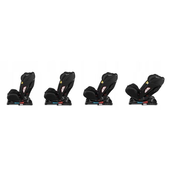 Scaun auto Lionelo Sander, cu prindere Isofix pe ambele parti, 0-36 kg, Black, Culoare: Negru, Grupa: 0-36kg (0 luni - 12 ani) - poza 8 - ExclusivMAG.ro