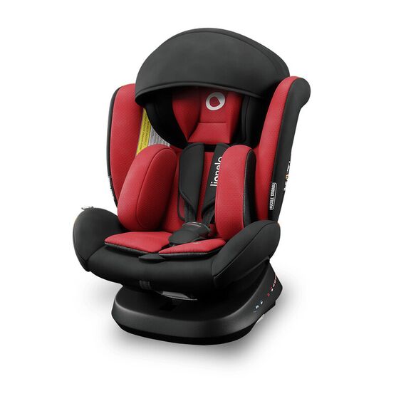 Scaun auto Lionelo Bastiaan One, rotativ 360 grade, Top Tether, 0-36 kg, Red Chili, Culoare: Rosu, Grupa: 0-36kg (0 luni - 12 ani)  - ExclusivMAG.ro