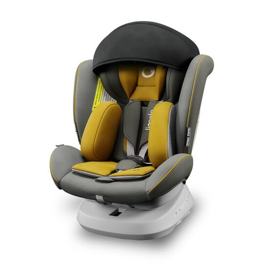 Scaun auto Lionelo Bastiaan One, rotativ 360 grade, Top Tether, 0-36 kg, Yellow Mustard, Culoare: Galben, Grupa: 0-36kg (0 luni - 12 ani)  - ExclusivMAG.ro