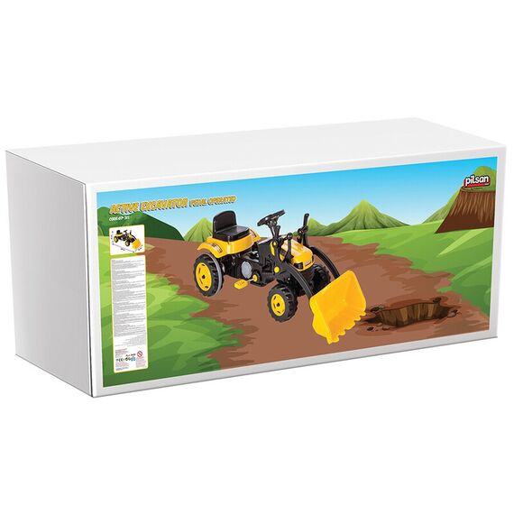 Tractor cu pedale Pilsan Active with Loader 07-315 yellow, Culoare: Galben - poza 7 - ExclusivMAG.ro