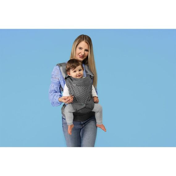 Marsupiu 2 in 1 Lionelo Margareet, Wave, Culoare: Gri - poza 11 - ExclusivMAG.ro