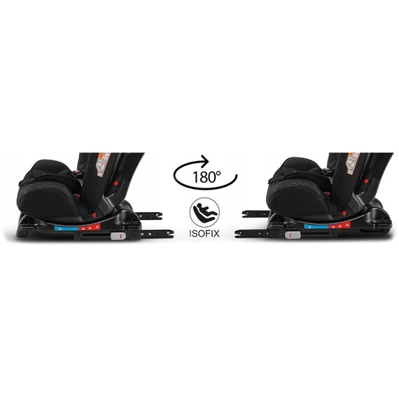 Scaun auto Lionelo Sander, cu prindere Isofix pe ambele parti, 0-36 kg, Black, Culoare: Negru, Grupa: 0-36kg (0 luni - 12 ani) - poza 7 - ExclusivMAG.ro