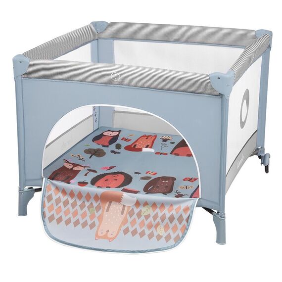Tarc de joaca Lionelo Lene, 100 x 100 cm, Blue Sky, Culoare: Blue - poza 3 - ExclusivMAG.ro