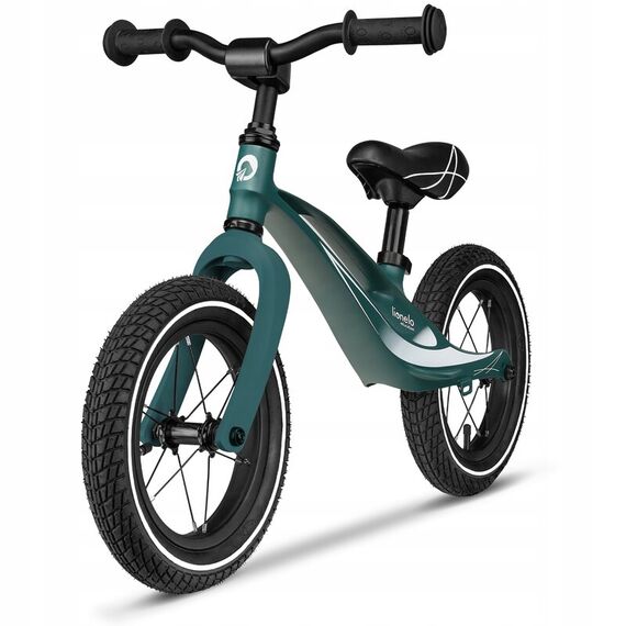 Bicicleta cu roti gonflabile, fara pedale, 12 , Bart, Green Forest Lionelo, Culoare: Verde  - ExclusivMAG.ro