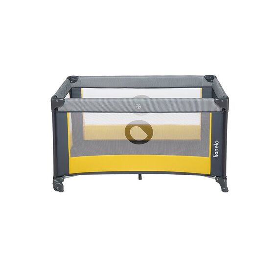 Patut pliant cu un nivel Lionelo Stefi Lemon din Metal, Poliester, 120x60 cm, Galben, Culoare: Galben, Dimensiuni: 120x60 - poza 5 - ExclusivMAG.ro