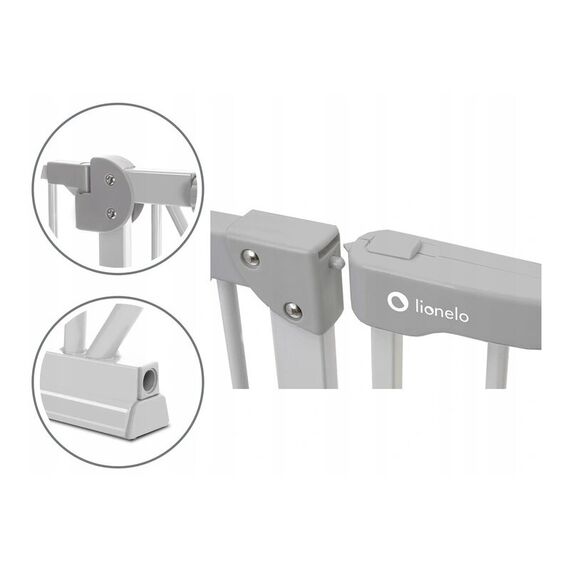 Poarta siguranta Lionelo Truus Slim, Grey, Culoare: Gri - poza 10 - ExclusivMAG.ro