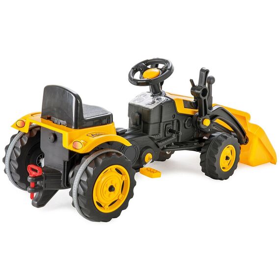 Tractor cu pedale Pilsan Active with Loader 07-315 yellow, Culoare: Galben - poza 4 - ExclusivMAG.ro