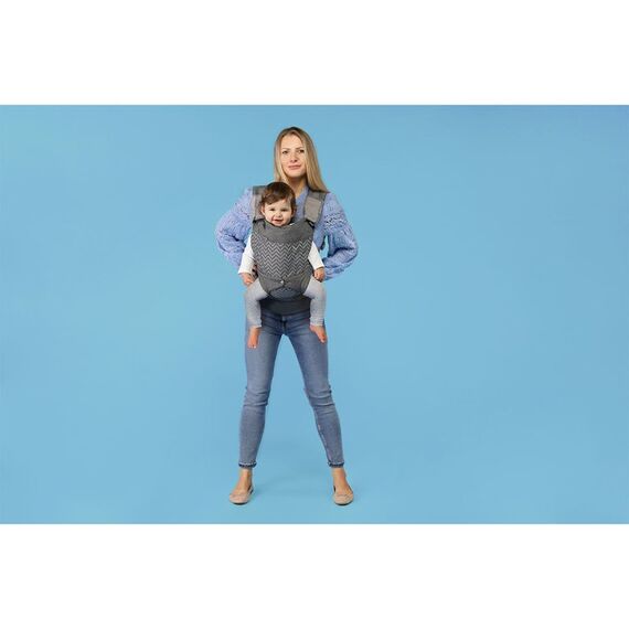 Marsupiu 2 in 1 Lionelo Margareet, Wave, Culoare: Gri - poza 10 - ExclusivMAG.ro