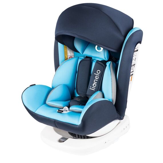 Scaun auto Isofix Lionelo Bastiaan rotativ 360 grade 0-36 kg Blue, Culoare: Albastru, Grupa: 0-36kg (0 luni - 12 ani)  - ExclusivMAG.ro