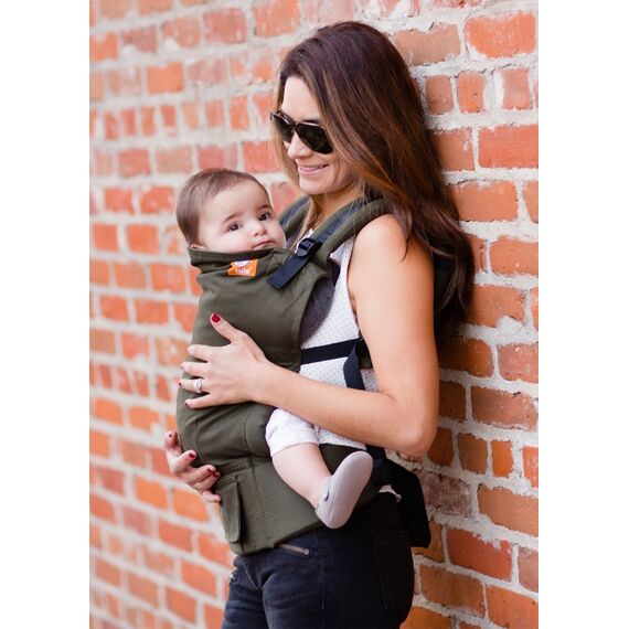 Marsupiu Tula Toddler Canvas Olive - Baby Tula  - ExclusivMAG.ro