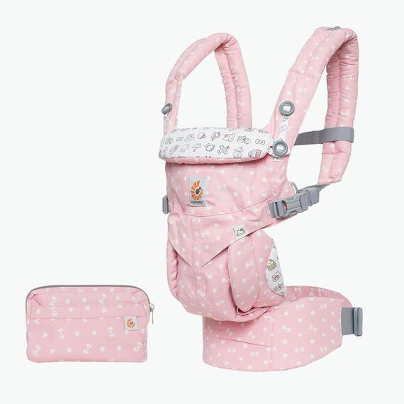 Marsupiu Omni 360 Hello Kitty Play Time Ergobaby, Culoare: Roz  - ExclusivMAG.ro