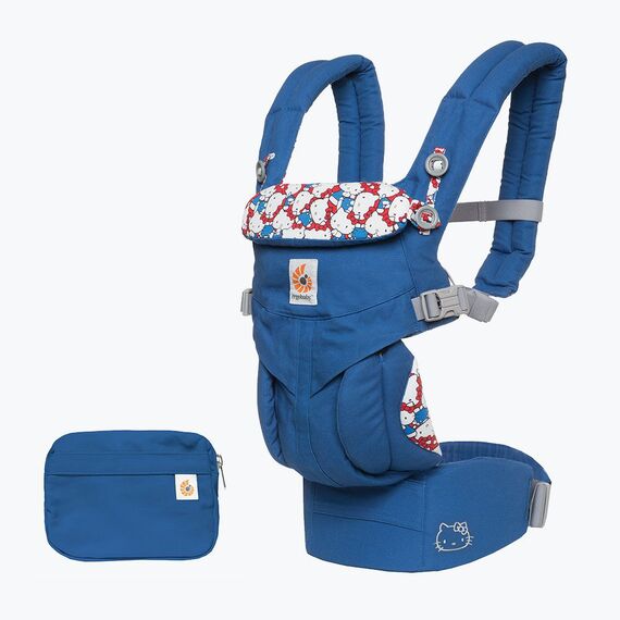 Marsupiu Omni 360 Hello Kitty Classic Ergobaby, Culoare: Albastru  - ExclusivMAG.ro