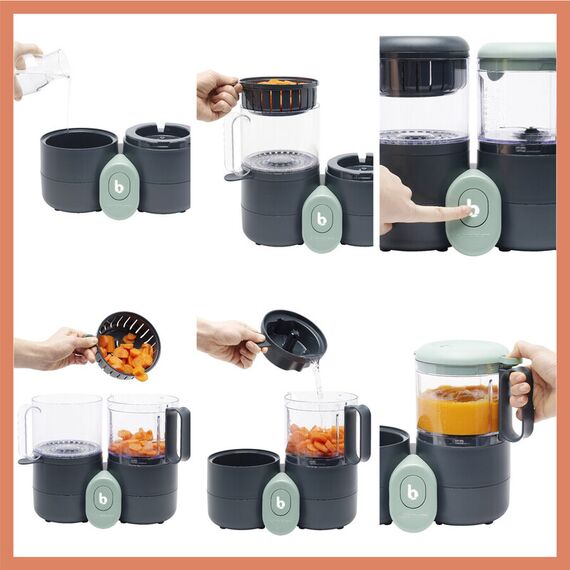 Robot multifunctional Babymoov 4 in 1 Nutribaby ONE - poza 5 - ExclusivMAG.ro