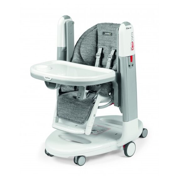 Scaun De Masa 3 in 1 Peg Perego, Tatamia Follow Me, WonderGrey, 0 - 15 Kg, Culoare: Gri - poza 4 - ExclusivMAG.ro