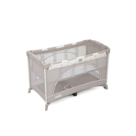 Patut pliant Joie Allura 120, Flowers Forever, Culoare: Gri deschis, Dimensiuni: 120x60 - poza 3 - ExclusivMAG.ro