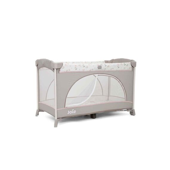 Patut pliant Joie Allura 120, Flowers Forever, Culoare: Gri deschis, Dimensiuni: 120x60 - poza 5 - ExclusivMAG.ro