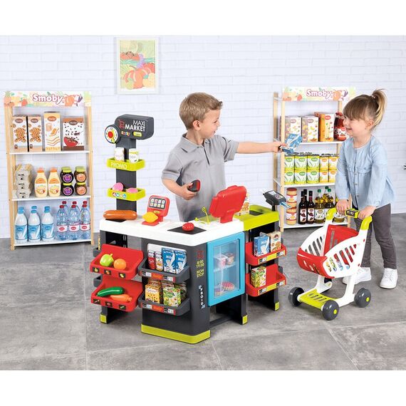 Magazin pentru copii Smoby Maxi Market cu 50 accesorii - poza 11 - ExclusivMAG.ro